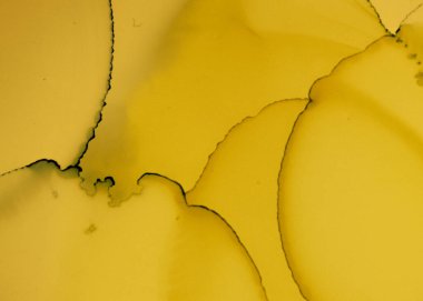 Siyah ve Sarı Soyut Mermer Yüzey. Renk