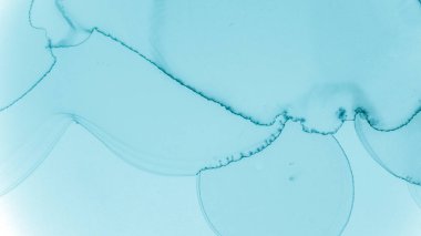 Yeşil Pastel Akış Tasarımı. Mavi Deniz Gradyanı