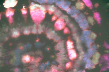 Psikedelik kravat boyası. Soyut Çember Tasarımı.