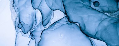 Mürekkep Renkleri Karışımı. Sanat Dalga Duvar Kağıdı. Çivit