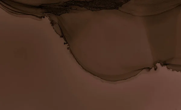 Liquid Chocolate Texture. Dark Creamy Background.