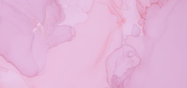 Rose Ink Pastel. Mermer Arkaplan. Yağ Akımı