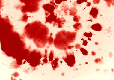 Kırmızı Boyama Modeli. Soyut Sarmal Kaleydoskop.