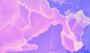 Soyut Akış Duvar Kağıdı. Mavi Çağdaş Moda