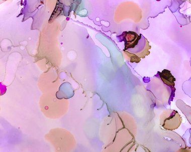 Ruhsal Sanat dokusu. Sıvı Mürekkep Yıkama Duvar Kağıdı.