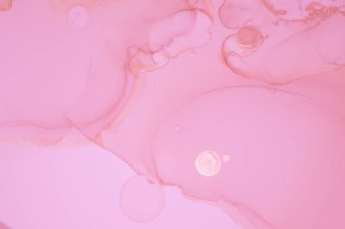 Pembe Mürekkep Yıkama Pastası. Sıvı karışımı. Sanat Akışı Boyası.