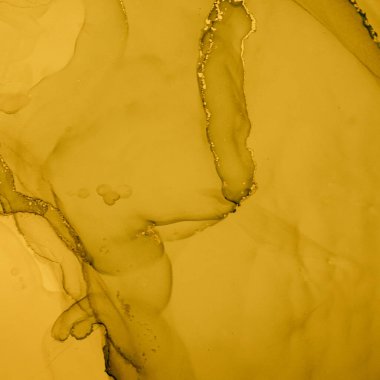 Altın Sıvı Sanat. Sıvı Mermer Çizimi.