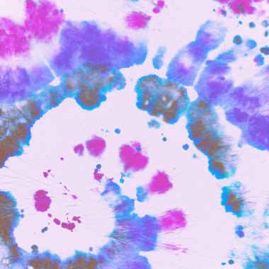 Boyalı Çember. Gökkuşağı Batik Gömleği. Boyalı