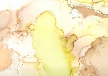 Alkol Mürekkebi. Beyaz Mermer Duvar Kağıdı. Suluboya