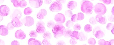 Kusursuz Boyalı Polka Noktaları. Çizilmiş Yuvarlak Arkaplan. Beyaz Daireler Tasarımı. Soyut Boyalı Polka Noktaları. Grunge Benekleri