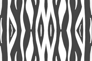Kusursuz Zebra Tekrarı. Soyut Safari Tasarımı.