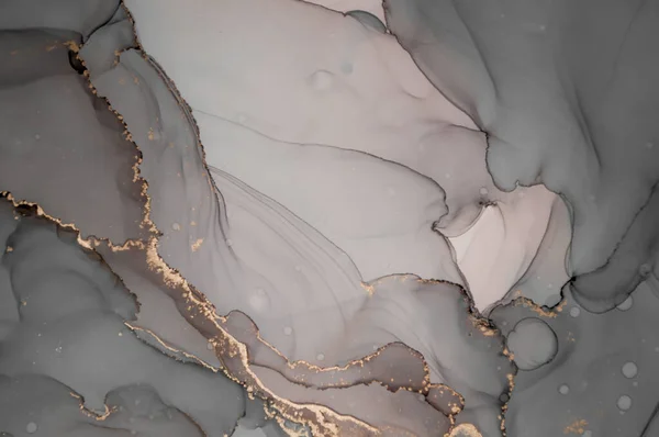 Alkol Mürekkebi. Soyut Duman Dokusu. Sanat Dalgası