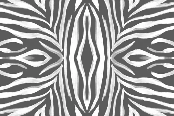 Seamless Zebra Pattern. Abstract Safari Banner.