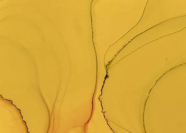 Black and Yellow Abstract Marble Backdrop. Color