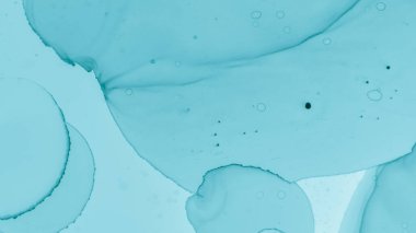 Pastel Sıvı Tasarımı. Mavi Okyanus Gradyanı