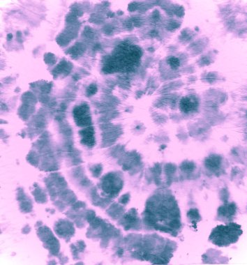 Kravatlı tişört. Mavi Renkli Parmak izi. Tye Dye Sarmalı