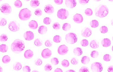 Soyut Boyalı Polka Noktaları. Çizilmiş Yuvarlak Duvar Kağıdı. Renk Çemberi dokusu. Kusursuz Boyalı Polka Noktaları. Modern Noktalar