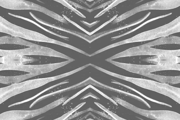 Seamless Zebra Repeat. Fashion African Design. Watercolour Wild Fur. Gray Camouflage Background. Black Zebra Pattern. Fashion Safari Design. Watercolour Zoo Print. Seamless Zebra Stripes.