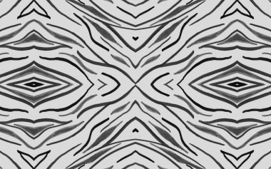 Kusursuz Zebra Tekrarı. Soyut Hayvan Tasarımı.