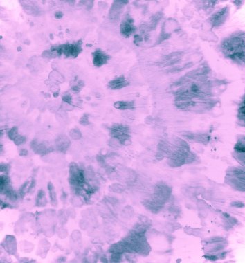 Kravatlı tişört. Mavi Sanatsal Kumaş. Tye Die