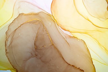 Zarif Soyut Arkaplan Sıvısı. Alkol Mürekkebi