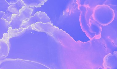 Grafik Sıvı Şablonu. Mavi Suluboya Asgari