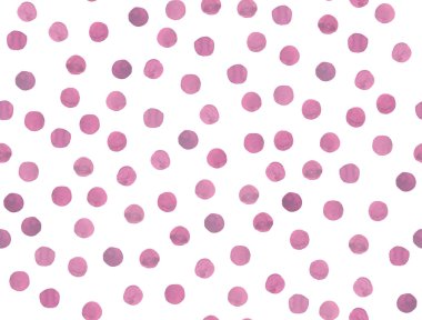 Sanat Vektörü Suluboya Çemberleri. Şirin Yuvarlak Doku. Renkli Geometrik Benekler Çizimi. Beyaz Fırça Boyası Suluboya