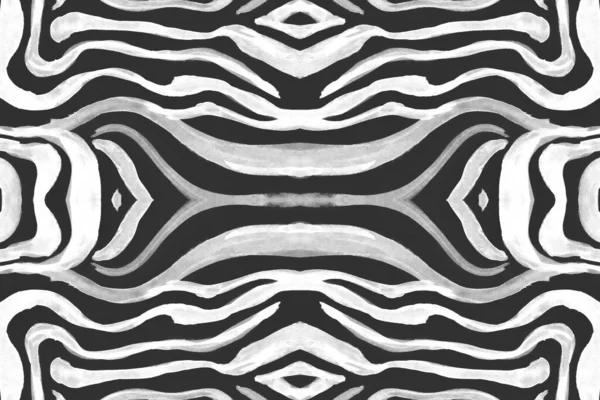 Seamless Zebra Stripes. Abstract African Design. — Stock Photo, Image