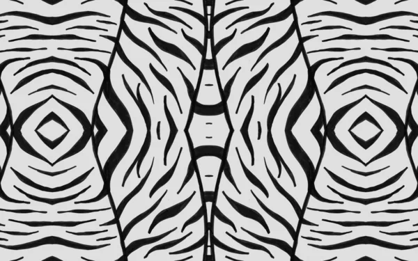 Repetição Zebra sem costura. Banner africano abstrato. — Fotografia de Stock