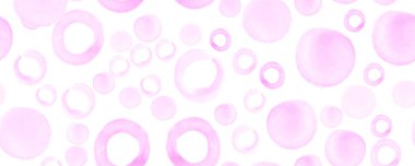 Kusursuz suluboya çemberler. Pembe Yuvarlak Tasarım. Pastel Çizilmiş Benekler Çizimi. Grunge Suluboya Çemberleri Dokusu.