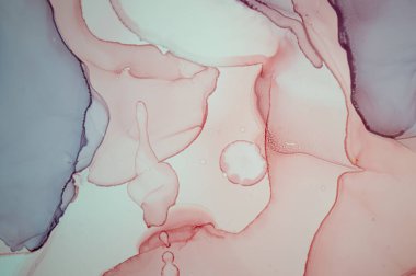 Zarif Soyut Arkaplan Sıvısı. Alkol Mürekkebi