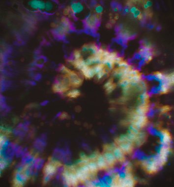 Psikedelik kravat boyası. Hippi Sanat Tasarımı. Renkli