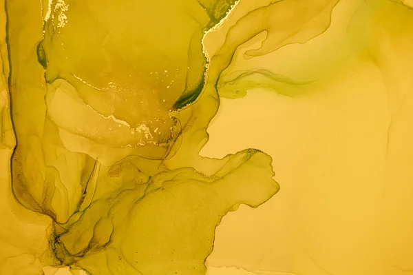 Gold Fluid Art. Marble Liquid Wallpaper. Acrylic