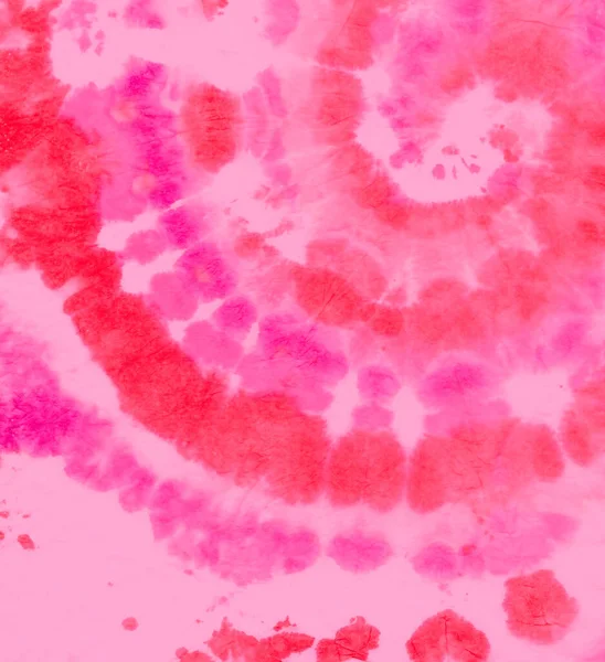 Pink Tie Dye Swirl (em inglês). Padrão abstrato com — Fotografia de Stock