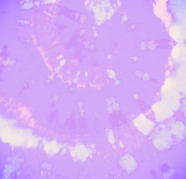 Pembe hippi tişörtü. Soyut Dairesel Doku.