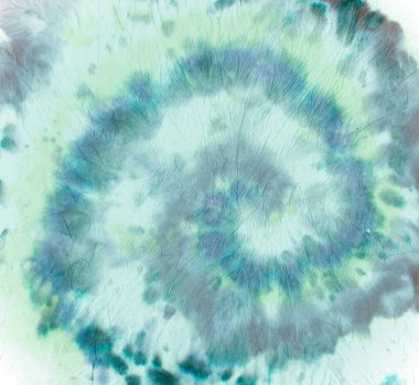 Boya sarmalı bağla. Mavi Sanatsal Kumaş. Kravat Ölümü