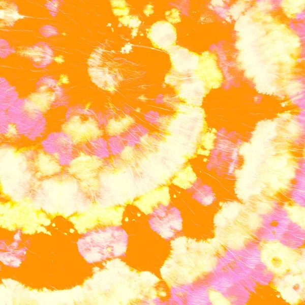 Tinte abstracto. Hippie Swirl Design. Batik amarillo —  Fotos de Stock