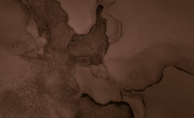 Sıvı çikolata dokusu. Kahverengi Kremalı