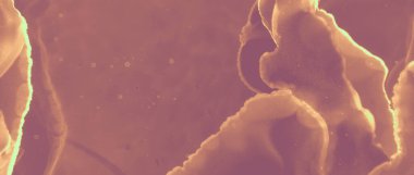 Mürekkep Altın Doku. Kırmızı Parıldayan Boya. Kahverengi Sanat