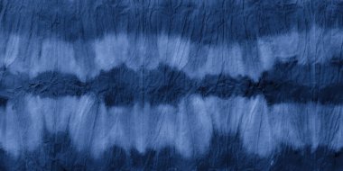 İndigo çizgili kravat boyası. Mavi Geometrik Etnik