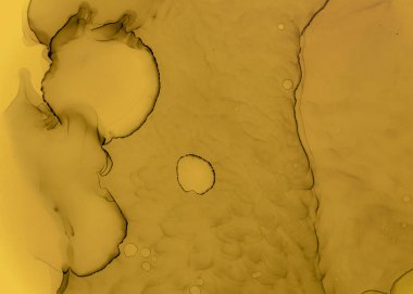 Siyah ve Sarı Soyut Akrilik Arkaplan. Kaya