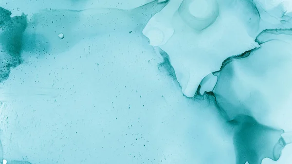 Teal Pastel Flow Design. Gradiente do Oceano Azul — Fotografia de Stock