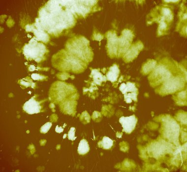 Boyalı daireyi bağla. Batik Psikedelik Arkaplanı.