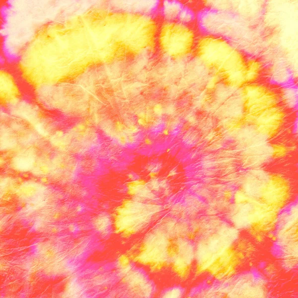 Tinte abstracto. Patrones Hippie Espiral. Amarillo —  Fotos de Stock