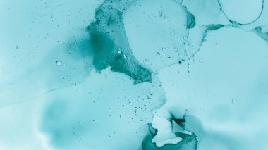 Pastel Akış Sıvısı. Mavi Bulut Moda