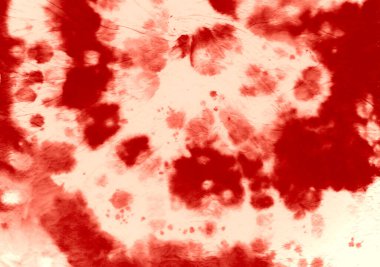 Kırmızı Boyama Modeli. Hippi Dairesel Arkaplanı.