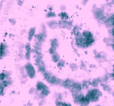 Boyalı tişört. Mavi Sanatsal Yazdırma. Kravat Girdabı