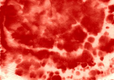 Kırmızı Boyama Modeli. Soyut Dairesel Arkaplan.