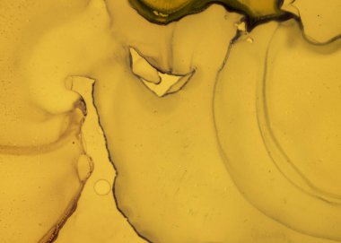 Siyah ve Sarı Soyut Mermer Yüzey. Gri