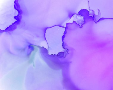 Ethereal Art Deseni. Sıvı Mürekkep Yıkama Duvar Kağıdı.